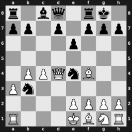 1966 Budapest – Round 1 – Liptay, Laszlo Dr. – 1/2-1/2 – Kluger, Gyula – G11