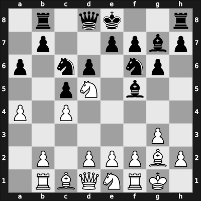 1966 Budapest Ch – Round 11 – Szilagyi, Gyorgy Laszlo – 1/2-1/2 – Flesch, Janos – G13
