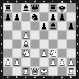1966 Budapest HUN – Round 10 – Flesch, Janos – 1/2-1/2 – Forintos, Gyozo V – G21