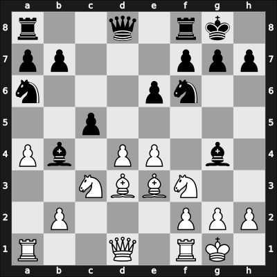 1966 CSR Ch Int 1st – Round 8 – Taimanov, Mark E – 1-0 – Pithart, Frantisek – G40