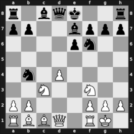 1966 CSR Ch Int 1st – Round 11 – Bilek, Istvan – 1/2-1/2 – Pachman, Ludek – G61