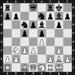 1966 Churchill Memorial Open 14th – Round 4 – Wade, Robert G – 1/2-1/2 – Timson, Paul F – G9