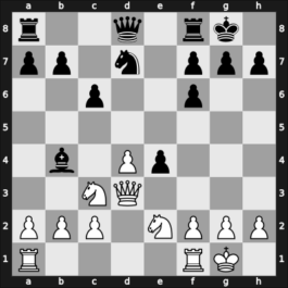 1966 Churchill Memorial Open 14th – Round 6 – Wade, Robert G – 1-0 – Divinsky, Nathan – G13