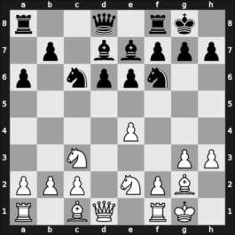 1966 Clare Benedict Cup 13th – Round 2 – Robatsch, Karl – 1/2-1/2 – Donner, Jan-Hein – G8