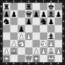 1966 Den Haag zt – Round 1 – Donner, Jan-Hein – 1/2-1/2 – Diez del Corral, Jesus – G4