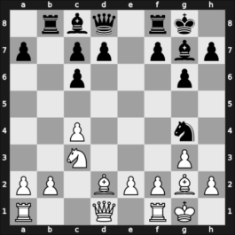 1966 Den Haag zt – Round 4 – Kavalek, Lubomir – 1-0 – Alvarez Lee, Felix – G26