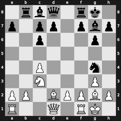 1966 Den Haag zt – Round 4 – Kavalek, Lubomir – 1-0 – Alvarez Lee, Felix – G26