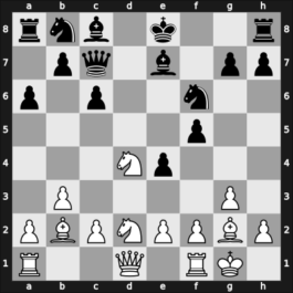 1966 Den Haag zt – Round 14 – Gligorić, Svetozar – 1/2-1/2 – Kavalek, Lubomir – G75