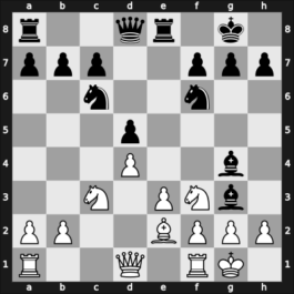 1966 Du Havre – Round 1 – Bobotsov, Milko G – 1/2-1/2 – Dueckstein, Andreas – G5
