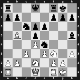 1966 Du Havre – Round 1 – Forintos, Gyozo V – 1/2-1/2 – Dueckstein, Andreas – G9