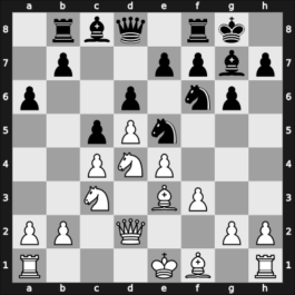 1966 FRA Ch Grenoble FRA – Round 7 – Thiellement, Andre – 1/2-1/2 – Biaux, Alain – G17