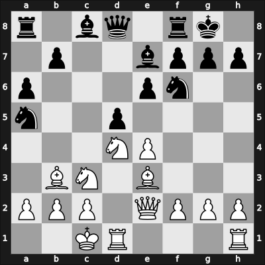 1966 Harrachov – Round 1 – Ciocaltea, Victor – 1/2-1/2 – Jimenez Zerquera, Eleazar – G4