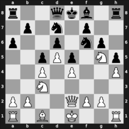 1966 Harrachov – Round 17 – Taimanov, Mark E – 1/2-1/2 – Janosevic, Dragoljub – G22