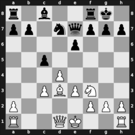 1966 Havana CUB – Round 1 – Prameshuber, Alexander – 1/2-1/2 – Bachtiar, Arovah – G4