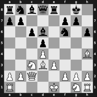 1966 Havana CUB – Round 8 – Bouwmeester, Hans – 1/2-1/2 – Vranesic, Zvonko – G55