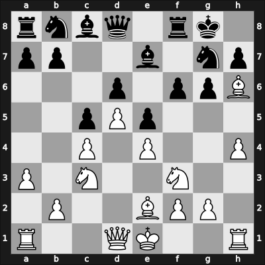 1966 Havana olm – Round 1 – Malich, Burkhard, Dr. – 1/2-1/2 – Simon Cobo, Enrique – G11