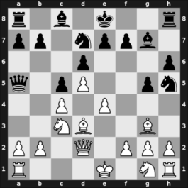 1966 Havana olm – Round 1 – Zinser, Sylvain – 1/2-1/2 – Ree, Hans – G20