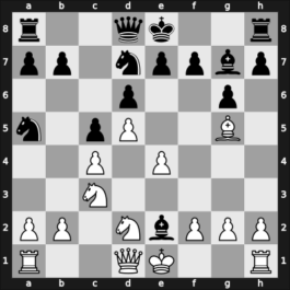 1966 Hoogovens – Round 1 – Bobotsov, Milko G – 1/2-1/2 – Damjanovic, Marko – G2