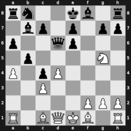1966 Hoogovens – Round 6 – Lehmann, Heinz – 1/2-1/2 – Van Scheltinga, Theo – G30