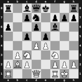 1966 Hoogovens 28th – Round 14 – Cuijpers, Frans Andre – 1/2-1/2 – Szabo, Laszlo – G41