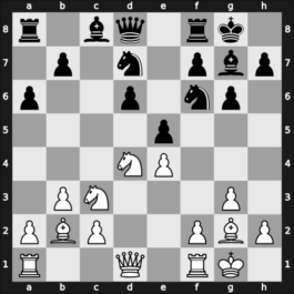 1966 Hungary – Round 1 – Pogats, Jozsef Jr. – 1/2-1/2 – Haag, Ervin – G15