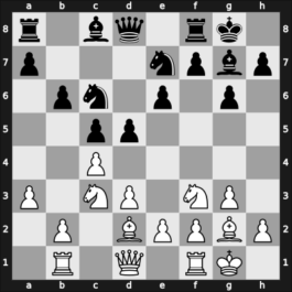 1966 Hungary – Round 1 – Pogats, Jozsef Jr. – 1/2-1/2 – Dely, Peter – G34