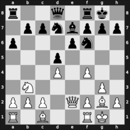 1966 IBM – Round 1 – Van Scheltinga, Theo – 1/2-1/2 – Barendregt, Johan – G3