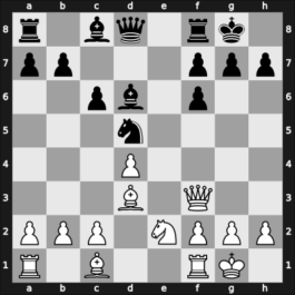 1966 IBM – Round 5 – Robatsch, Karl – 1/2-1/2 – Flohr, Salo – G15