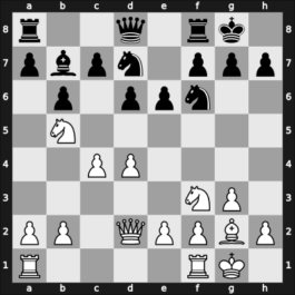 1966 Kecskemet Laszlo Toth Memorial – Round 2 – Lengyel, Laszlo – 1/2-1/2 – Portisch, Lajos – G9