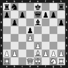 1966 Kecskemet Laszlo Toth Memorial – Round 3 – Portisch, Lajos – 1/2-1/2 – Barcza, Gedeon – G12