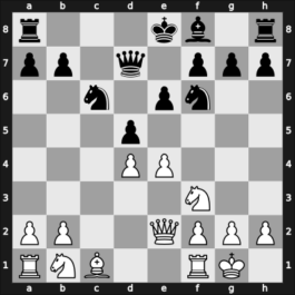 1966 Kecskemet Laszlo Toth Memorial – Round 7 – Bilek, Istvan – 1/2-1/2 – Portisch, Lajos – G25