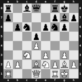 1966 Kiev (Ukraine) – Round 14 – Nikolaevsky, Yuri V – 0-1 – Kots, Yuri I – G12