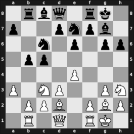1966 Kislovodsk – Round 1 – Taimanov, Mark E – 1-0 – Matulovic, Milan – G6