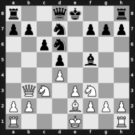 1966 Kislovodsk – Round 2 – Simagin, Vladimir – 1/2-1/2 – Tal, Mikhail – G10