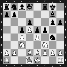 1966 Kislovodsk – Round 9 – Hamann, Svend – 1/2-1/2 – Kholmov, Ratmir D – G50