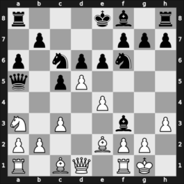 1966 Kislovodsk – Round 11 – Fuchs, Reinhart – 1/2-1/2 – Tal, Mikhail – G60