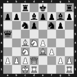1966 La Habana olm prel – Round 2 – Constantinou, Agathoclis – 1/2-1/2 – Zichichi, Alvise – G64