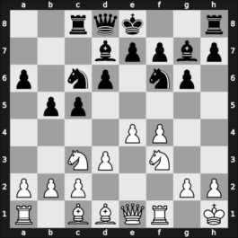 1966 La Habana olm prel – Round 1 – Minev, Nikolay N – 1/2-1/2 – Colon Romero, Miguel – G12