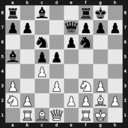 1966 Le Havre – Round 1 – Larsen, Benjamin Holsko – 1/2-1/2 – Matanovic, Anto – G7