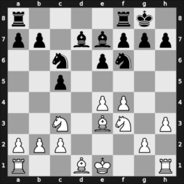 1966 Le Havre – Round 1 – Larsen, Benjamin Holsko – 1/2-1/2 – Bobotsov, Milko G – G16