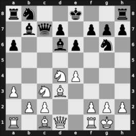 1966 Le Havre – Round 1 – Mazzoni, Guy – 1/2-1/2 – Forintos, Gyozo V – G19