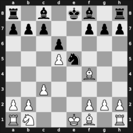 1966 Le Havre – Round 1 – Dueckstein, Andreas – 1/2-1/2 – Larsen, Benjamin Holsko – G26