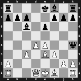 1966 Mar del Plata – Round 6 – Portisch, Lajos – 1/2-1/2 – Rossetto, Hector – G30