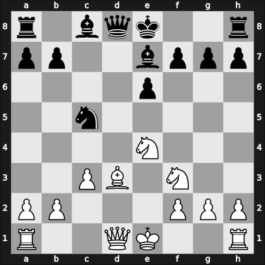 1966 Mar del Plata – Round 11 – Schweber, Samuel – 1/2-1/2 – Guimard, Carlos E – G53
