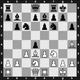 1966 Mar del Plata – Round 14 – Acosta Garcia, Rafael Isaac – 1/2-1/2 – Emma, Jaime – G65