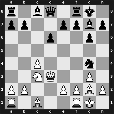 1966 Mar del Plata 27th – Round 1 – Bolbochan, J. – 1/2-1/2 – Stein, Leon Rico – G2