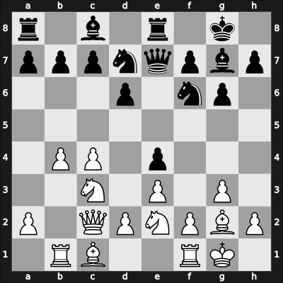 1966 Mar del Plata 27th – Round 3 – Smyslov, Vladimir – 1/2-1/2 – Rubinetti, Jorge – G10