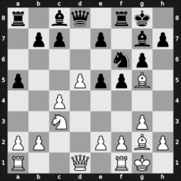 1966 Mar del Plata 27th – Round 5 – Smyslov, Vladimir – 1-0 – Pelikan, Jan – G20