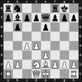 1966 Mar del Plata 27th – Round 7 – Schweber, Samuel – 1/2-1/2 – Sanguineti, Raúl Carlos – G24