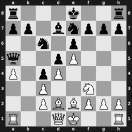 1966 Mar del Plata 27th – Round 10 – Sanguineti, Raúl Carlos – 1/2-1/2 – Uhlmann, Wolfgang – G37